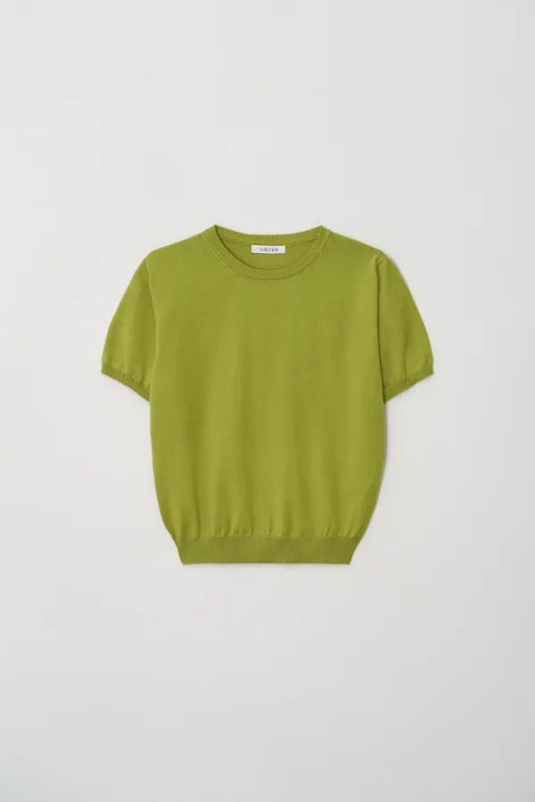 Round Short Sleeve Knit