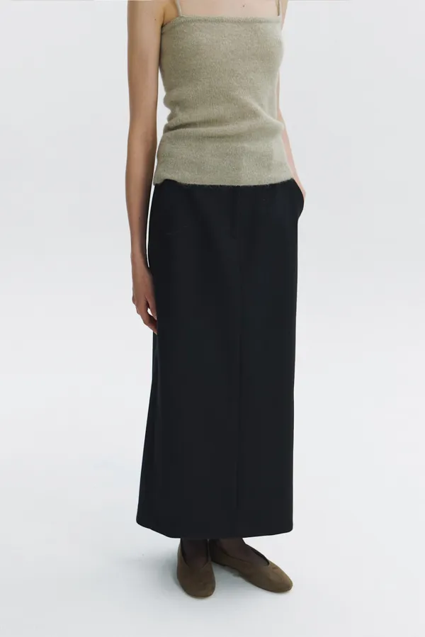 [2ND] Liga Wool Skirt in Black