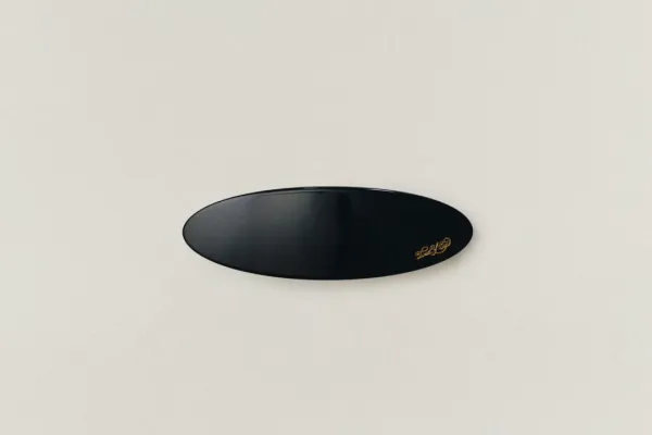 BARRETTE OVALE BLACK