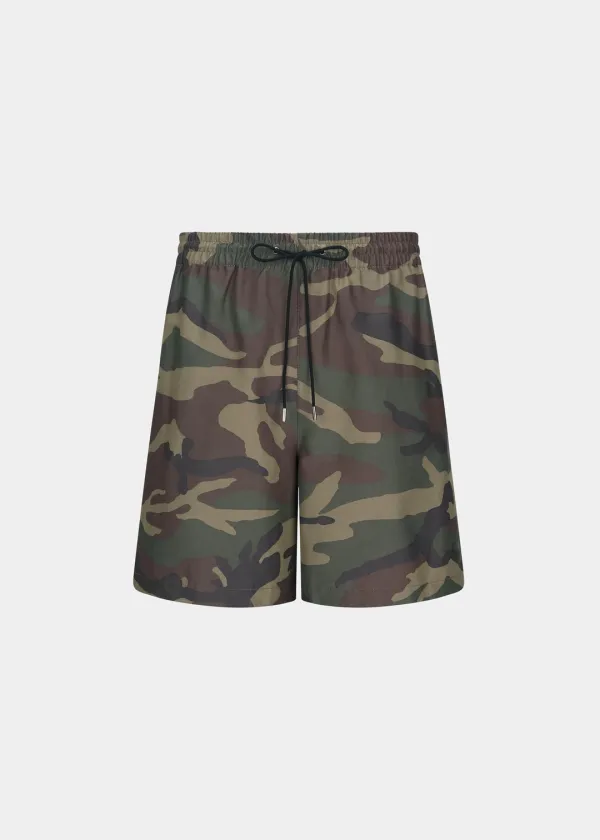 JAPANESE CAMOUFLAGE SHORTS - KHAKI