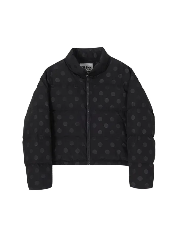 DOT PUFFER JACKET_BLACK