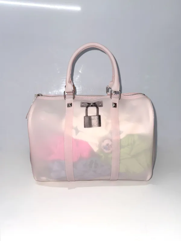 Jelly Boston Bag Peach