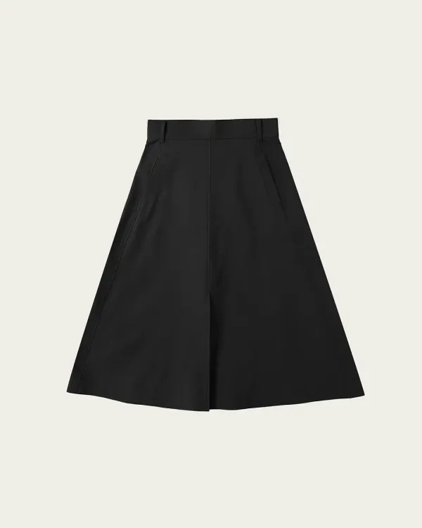 Bella Cotton Skirt - Black