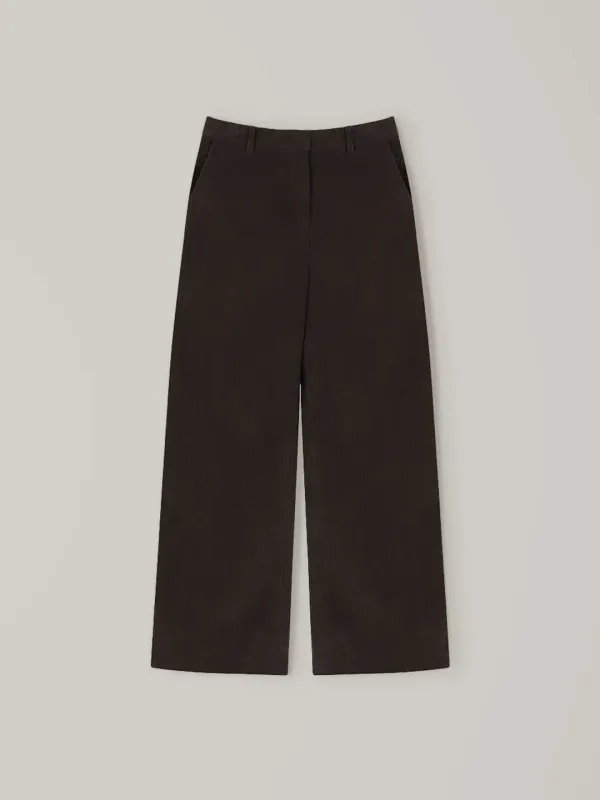 Arthur Corduroy Pants - Dark Brown