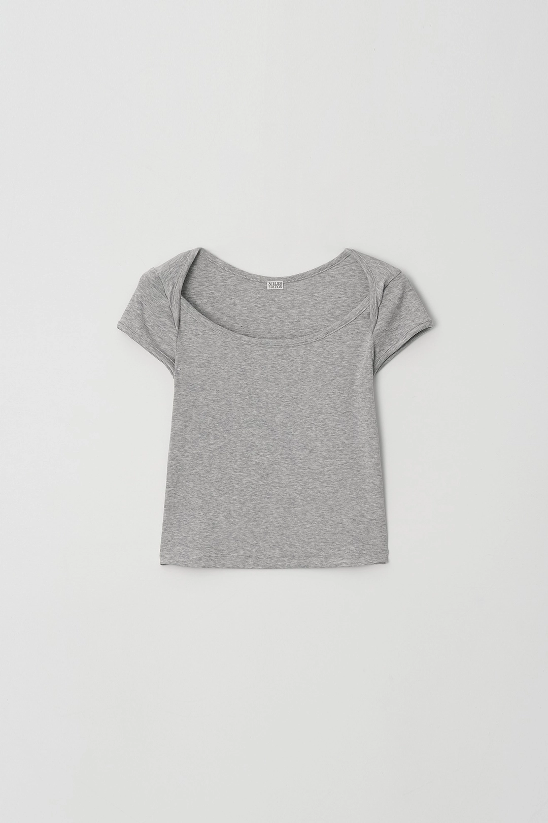아뜰리에에디션 Square Neck T-Shirt (gray) 상품 이미지 1