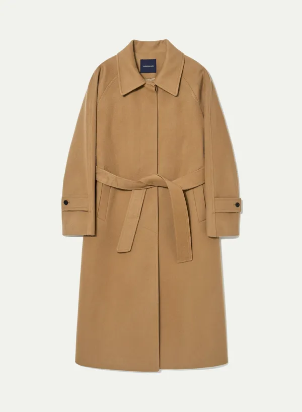Cashmere Single Coat Camel