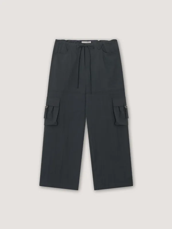 Amber Cargo Pants - Green Charcoal