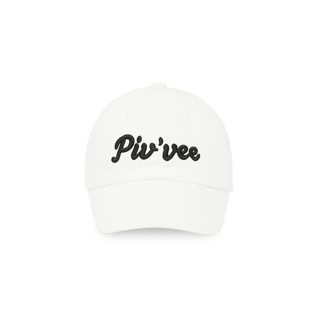 피브비 Logo Embroidered Ball Cap (cloud white) 상품 이미지 1