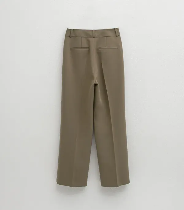 (Z-PT-5578)ESSENTIAL TWO TUCK WIDE PANTS