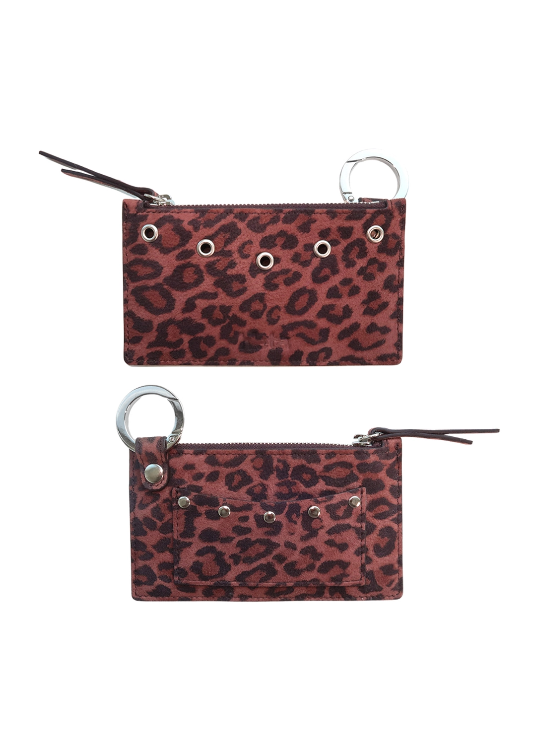 히에타 Bella Card Wallet / Leopard 상품 이미지 1