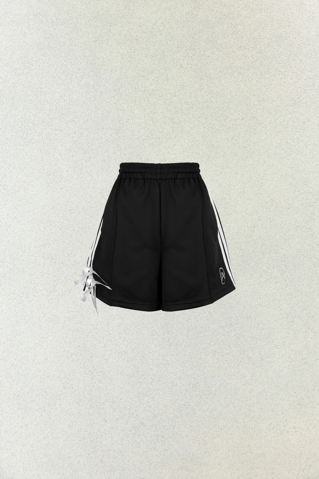 아리 RIBBON JERSEY TRACK SHORTS PANTS / NAVY 상품 이미지 1