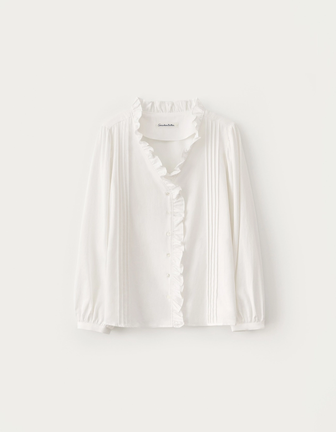 썸웨어버터 Luka Frill Blouse - Ivory 상품 이미지 3
