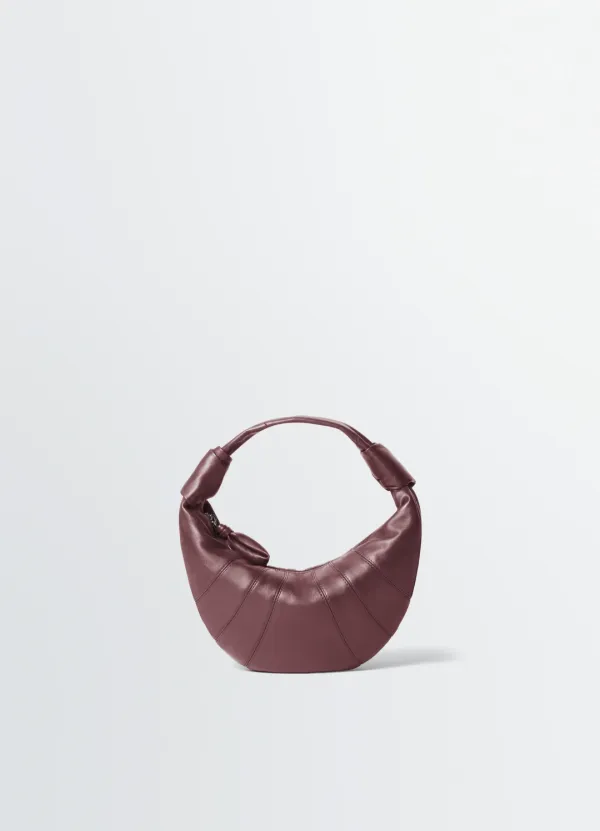 MINI FORTUNE CROISSANT BAG IN LEATHER