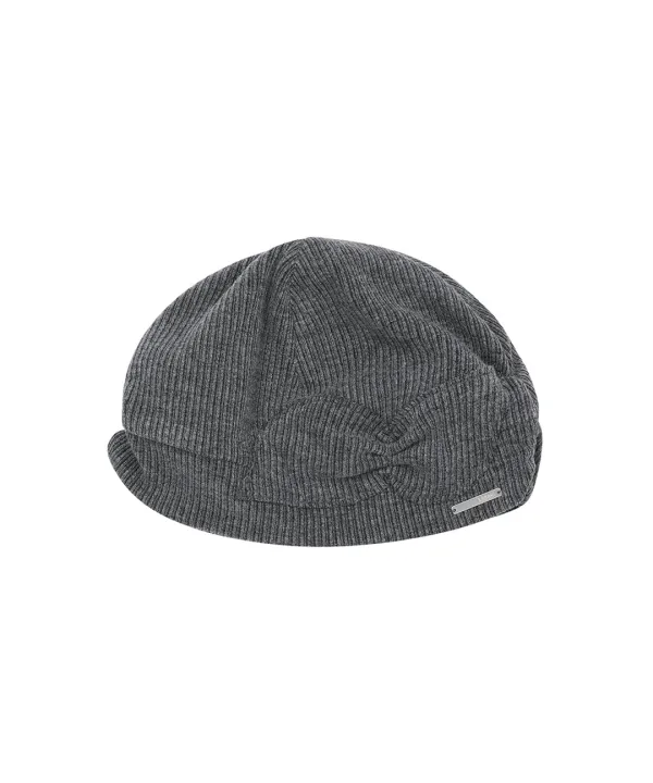 Knit turban beanie CHARCOAL