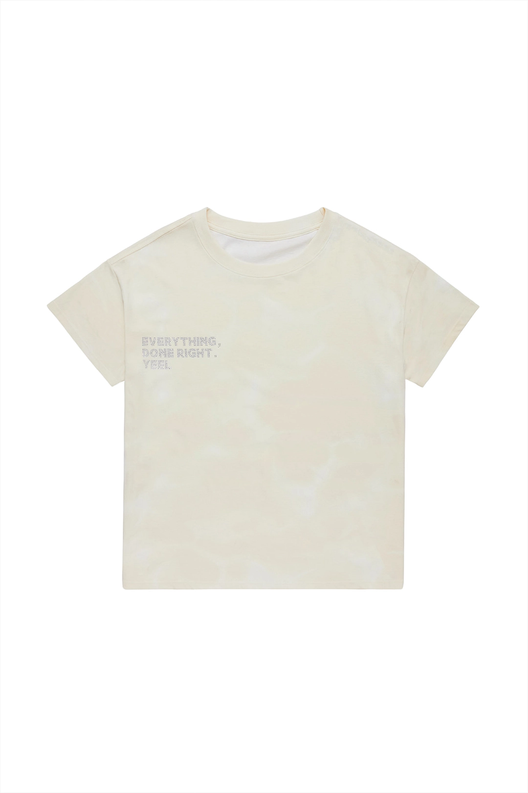 와이이이엘 Y. STUDDED OVERSIZED T-SHIRT IVORY 상품 이미지 1