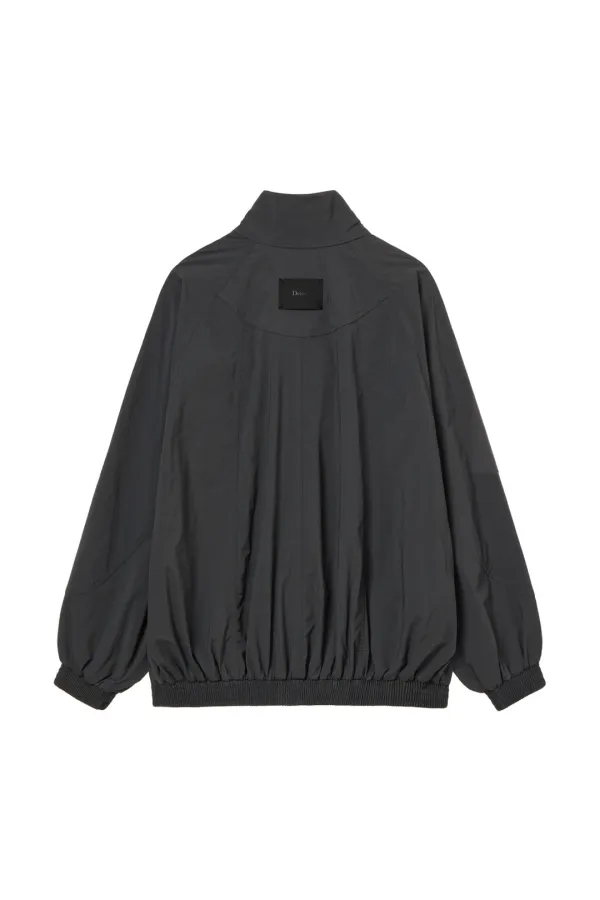 HIGH NECK OVERSIZED JUMPER IN CHARCOAL