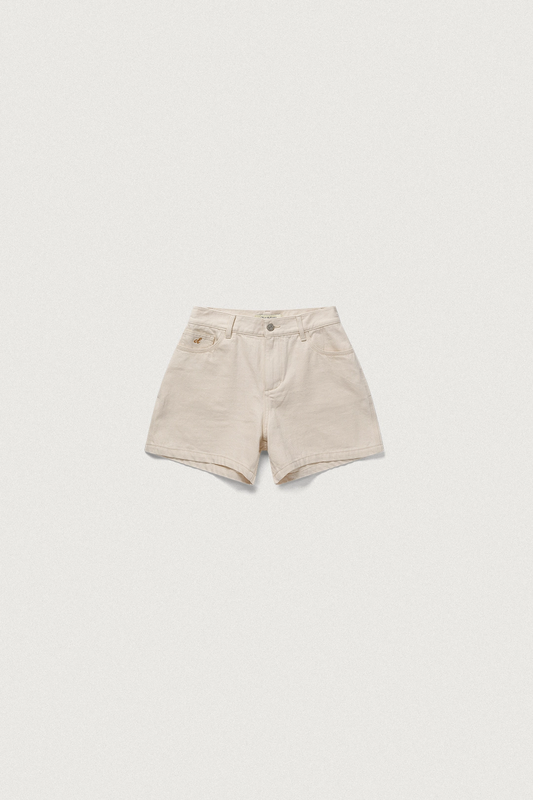 샤드라마 ALMOND COTTON DENIM SHORTS [NATURAL] 상품 이미지 3
