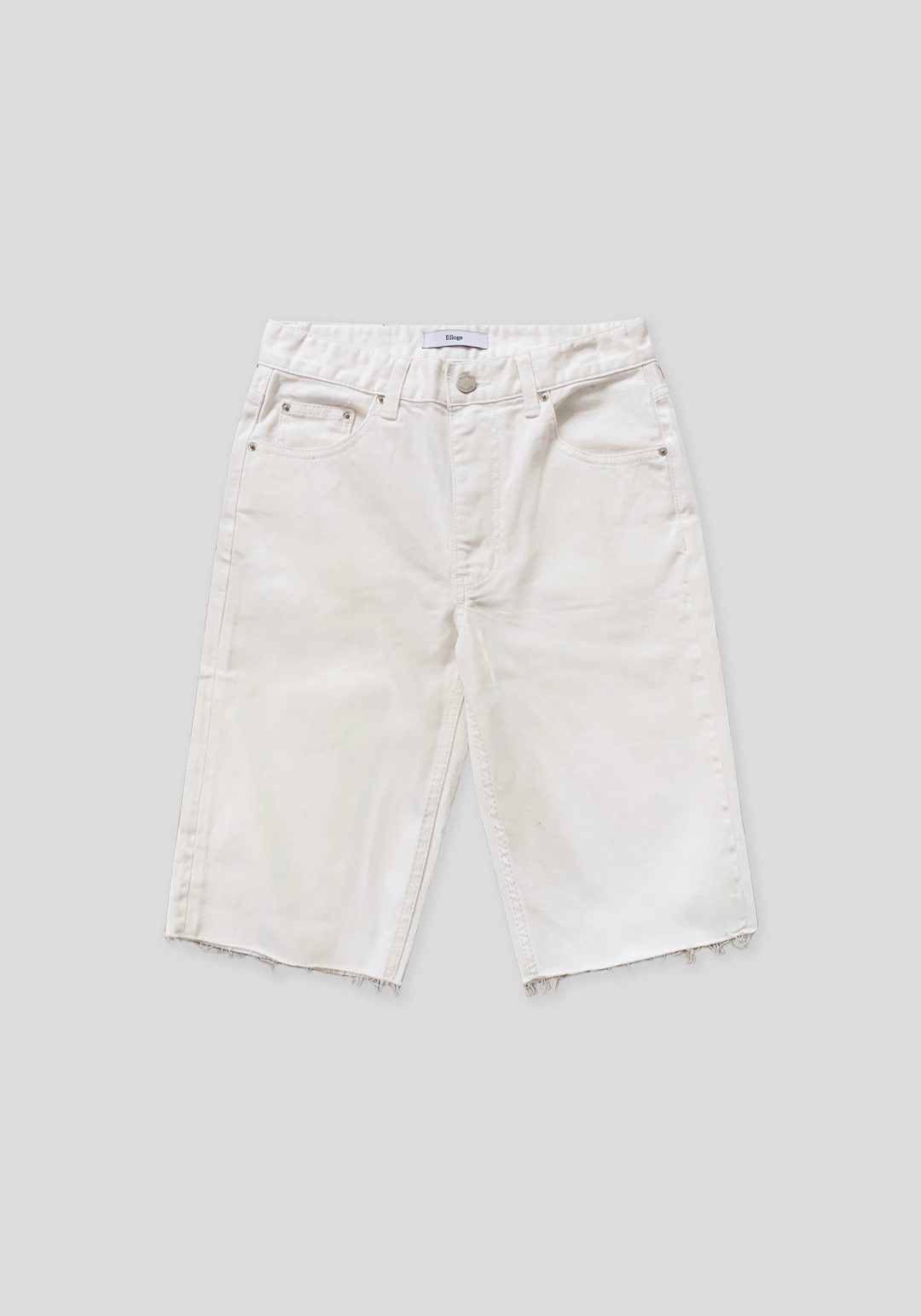 엘로주 E2107 Biker Denim (White) 상품 이미지 1