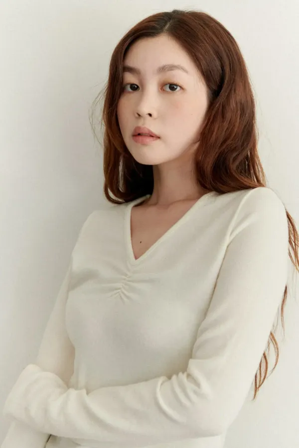 POWDER SHIRRING TOP (4color)