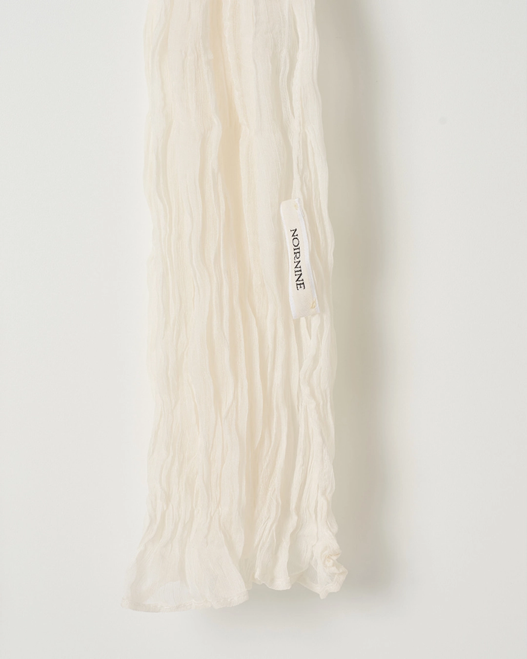 누아르나인 Crinkle Scarf Set [CREAM] 상품 이미지 2