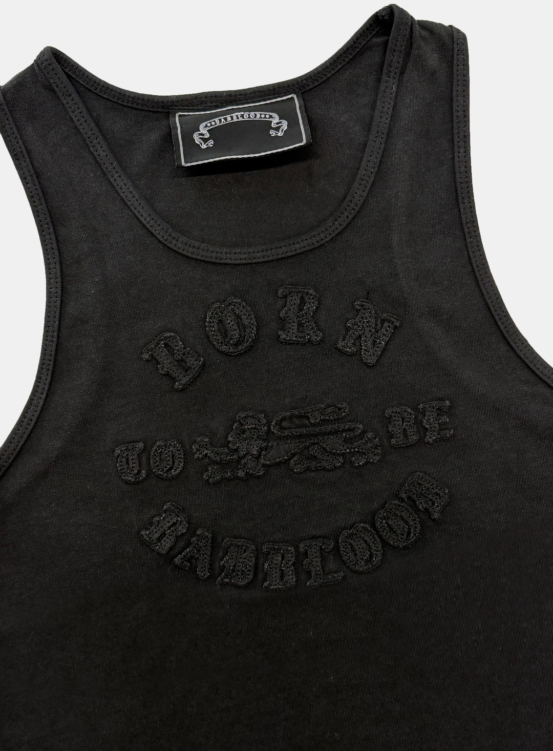 배드블러드 [w-tnk26-019] BORN TO BE Tank - Black 상품 이미지 3