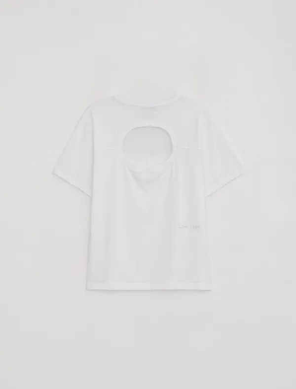 [1st REORDER] BACK HOLE T-SHIRT [WHITE]