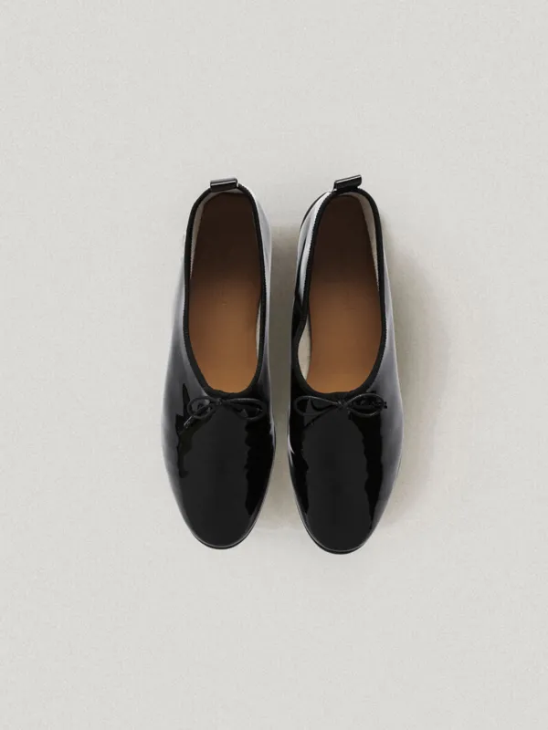 Lebon Patent Flat (Vibram Sole)