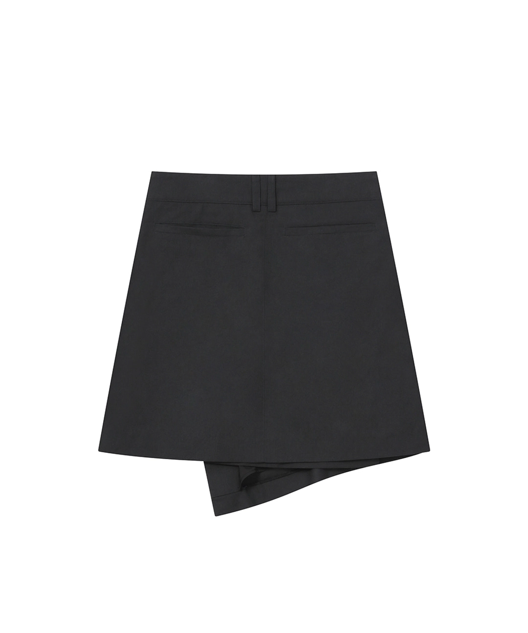 미세키서울 [Hannah X Misekiseoul] Hannah side pocket wrap midi skirt CHARCOAL 상품 이미지 2