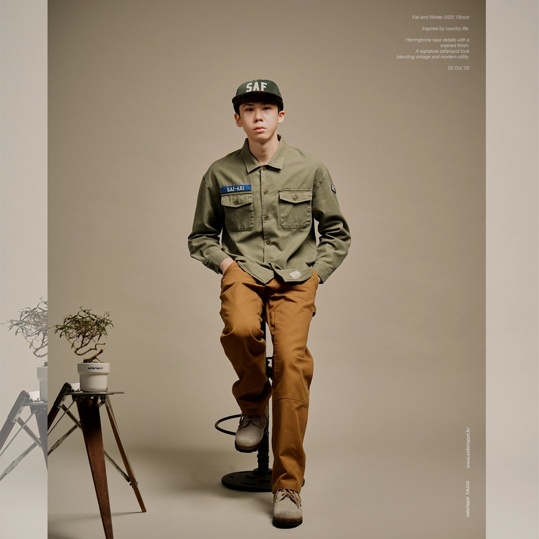사파리스팟 Safarispot Corduroy Stud Cap (Green) 상품 이미지 2
