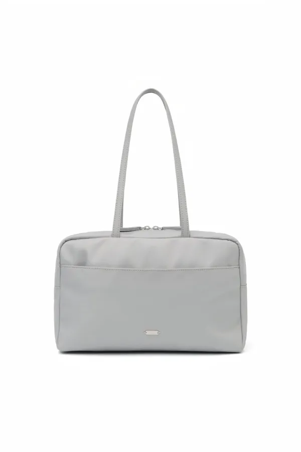 Small Nylon Pocket Bag Grey