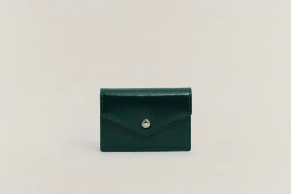 PORTE CARTES SNAP GREEN