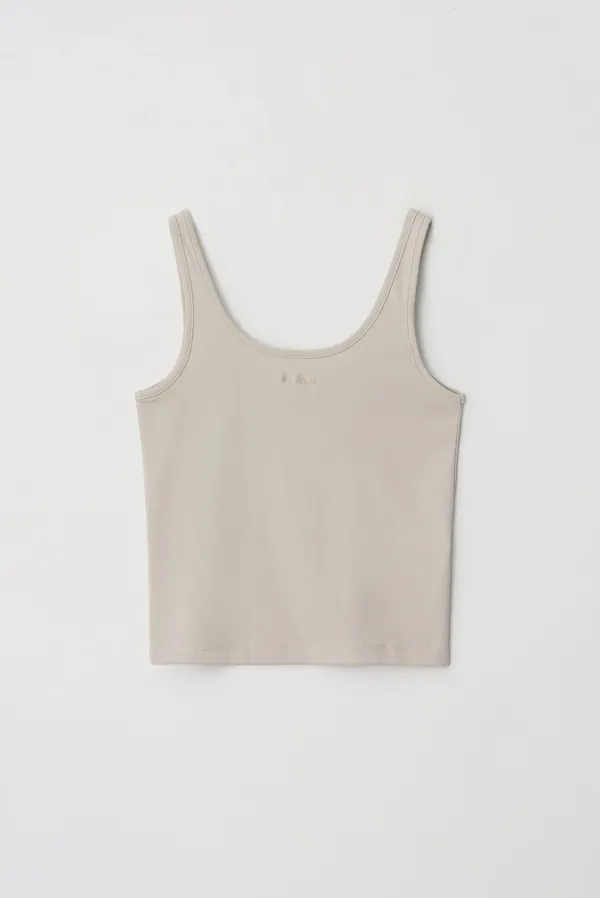 fresh sleeveless - beige
