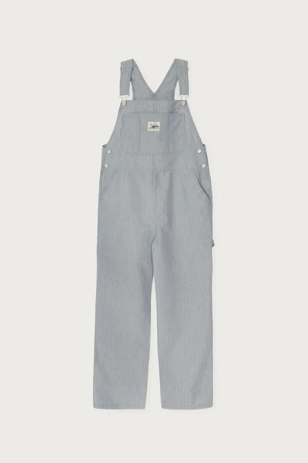 STRIPE SUSPENDER PANTS SKY