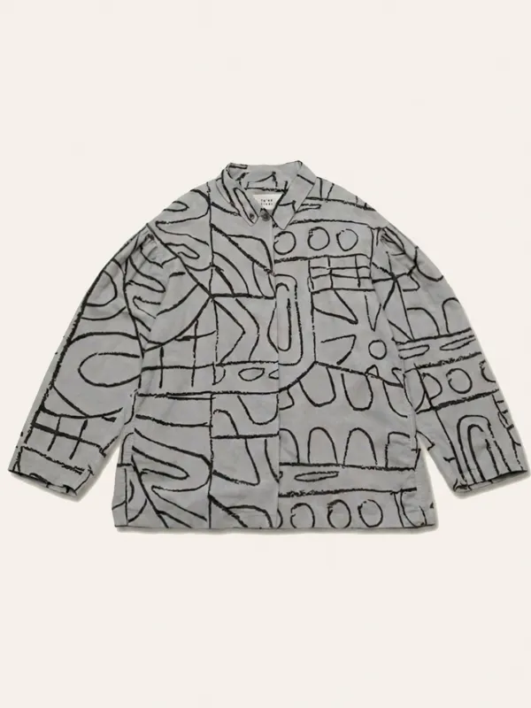 Rhythm Line Shirt, Gray