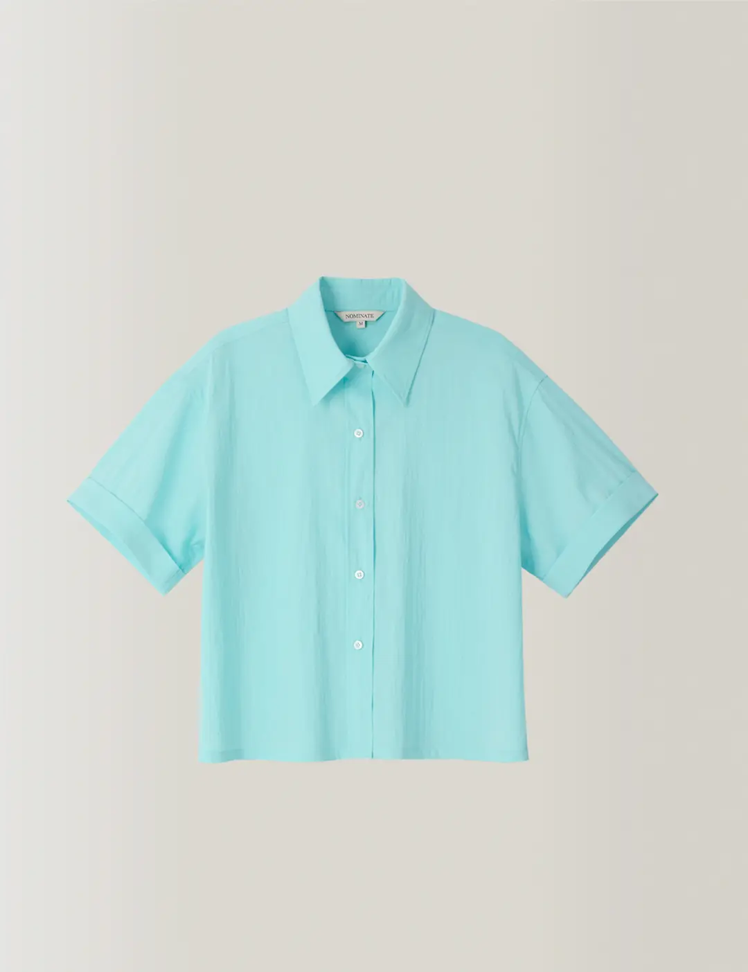 노미나떼 Capri Half Shirts (Aqua Mint) 상품 이미지 2