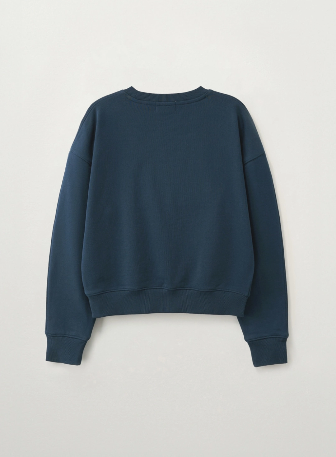 세터 [이민정 Pick] (W) Lugo Basic Crop Sweatshirt - Navy 상품 이미지 2
