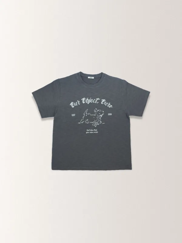 TERRIER GRAPHIC TEE [ ROCK ]