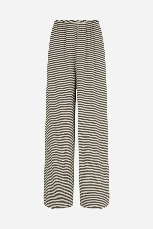 eazy striped banding pants