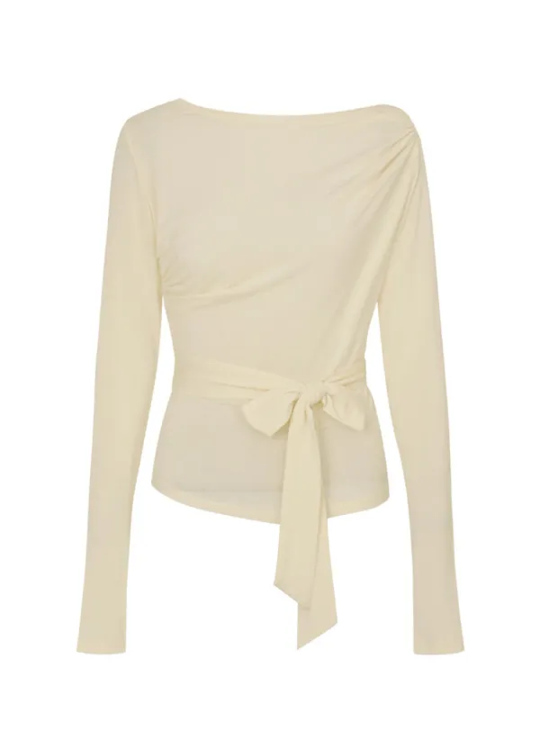 Yogurt Off Shoulder Top (Ivory)