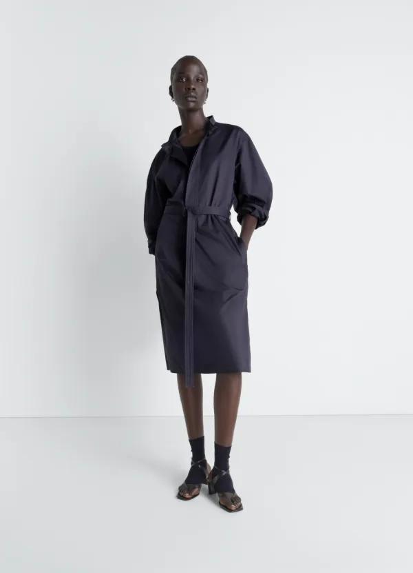 LIQUETTE DRESS IN LIGHT COTTON SATIN