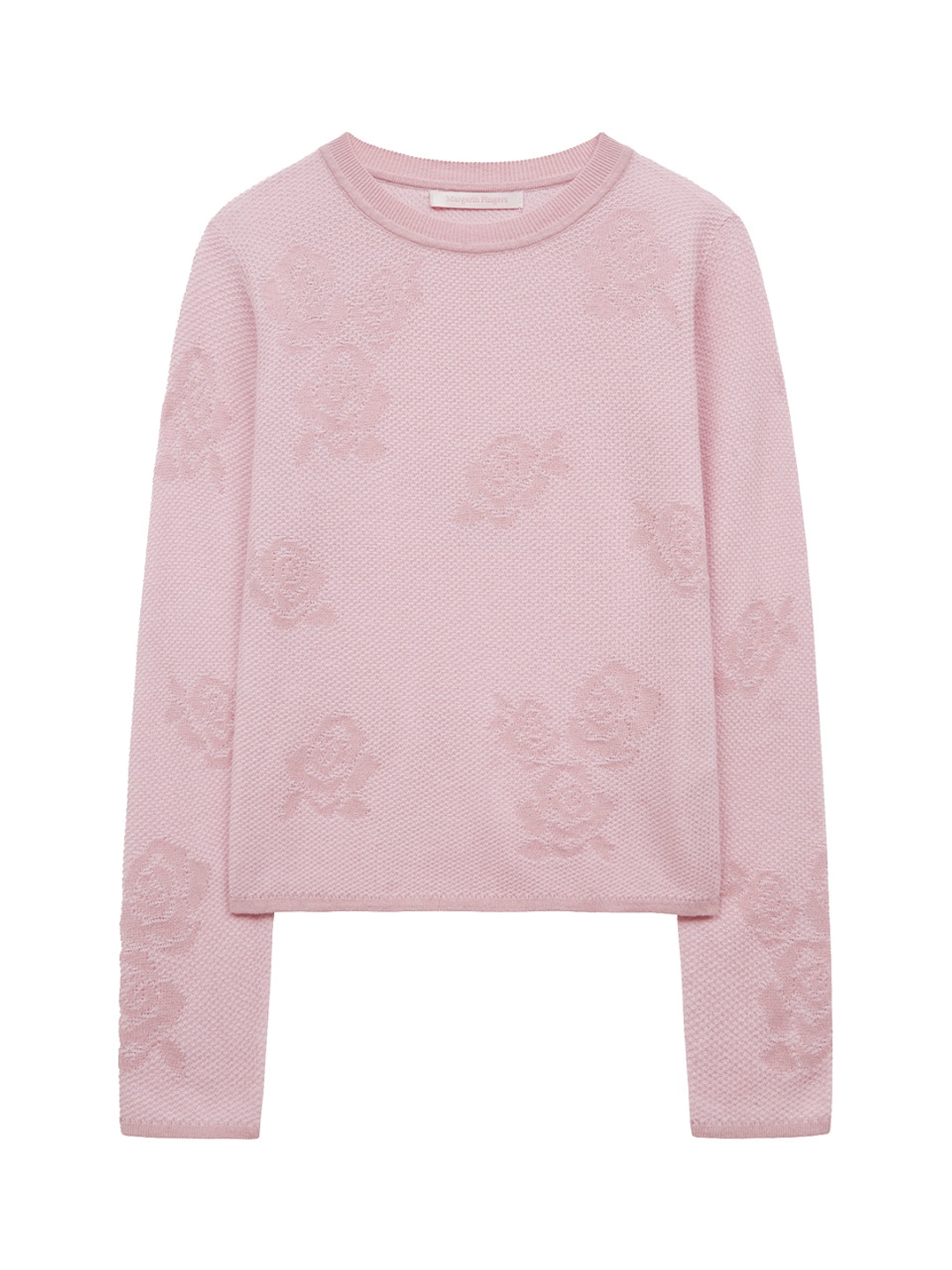 마가린핑거스 ROSE JACQUARD KNIT (PINK) 상품 이미지 1