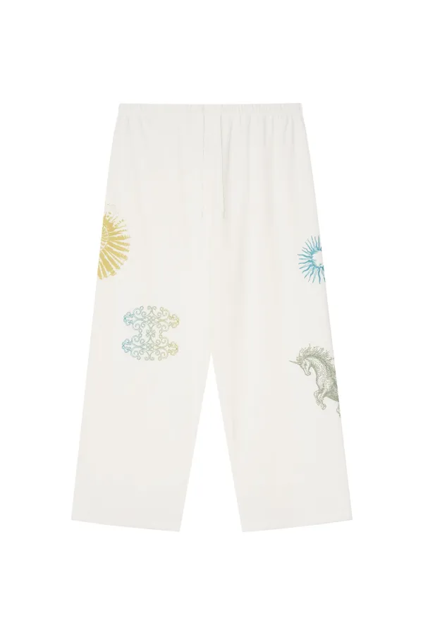 TAROT 02 WAFFLE PANTS (WHITE)