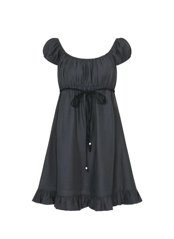 Angelism Dress (Charcoal)