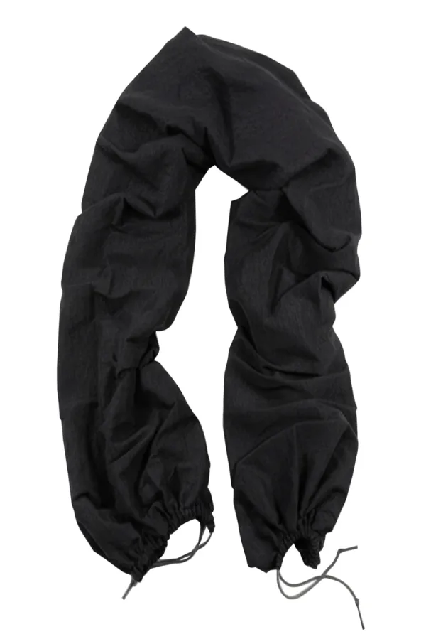 XL  Drawstring Scarf, Onyx