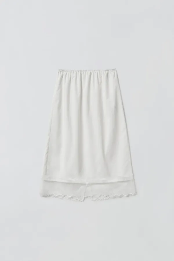 [1차 리오더] LACE LAYERED SKIRT_WHITE