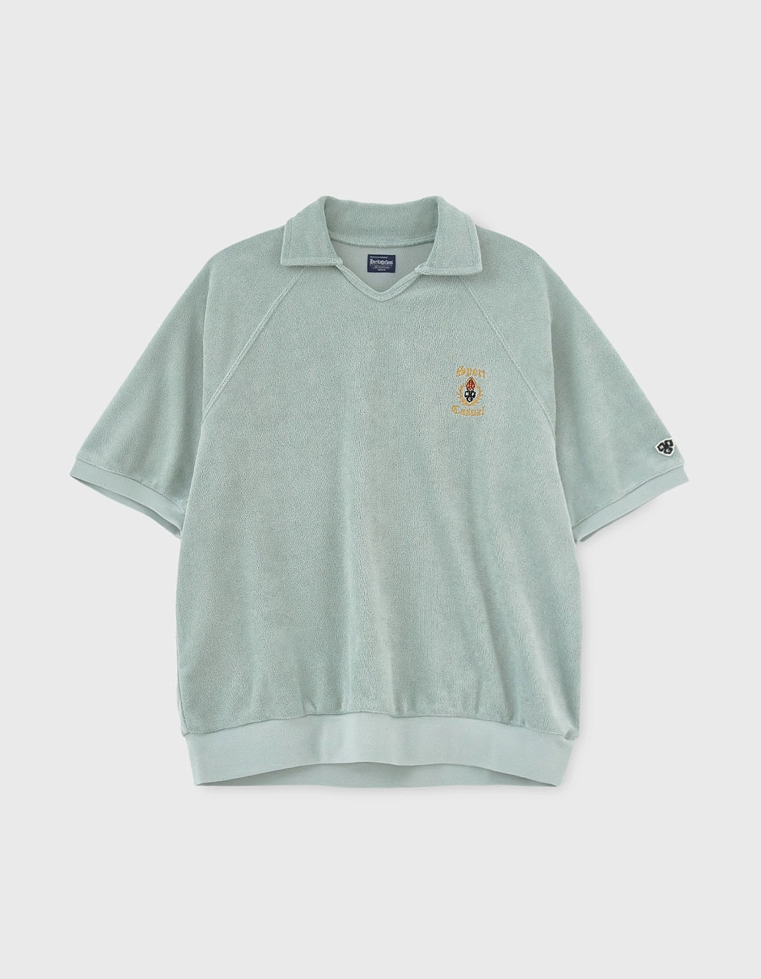 헤리티지플로스 S&C CREST TOWEL POLO SHIRT / Jade 상품 이미지 1