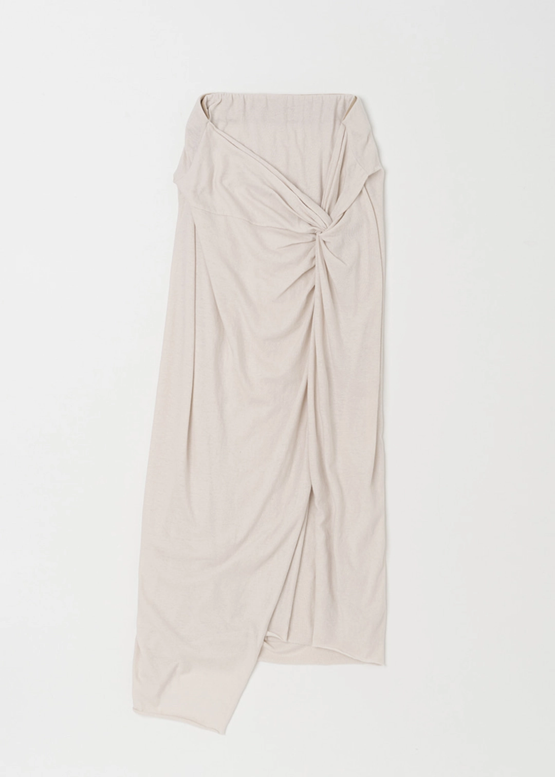 낫띵에브리띵 DRAPED KNOT MAXI SKIRT IN ECRU 상품 이미지 1