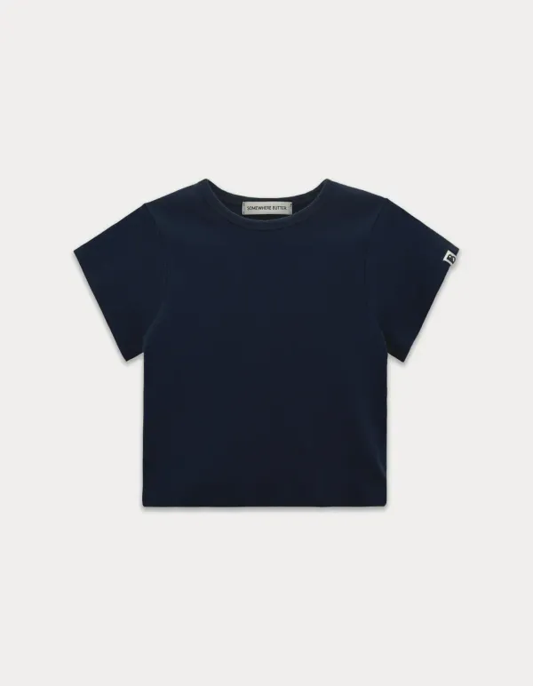 Essential clean top - navy