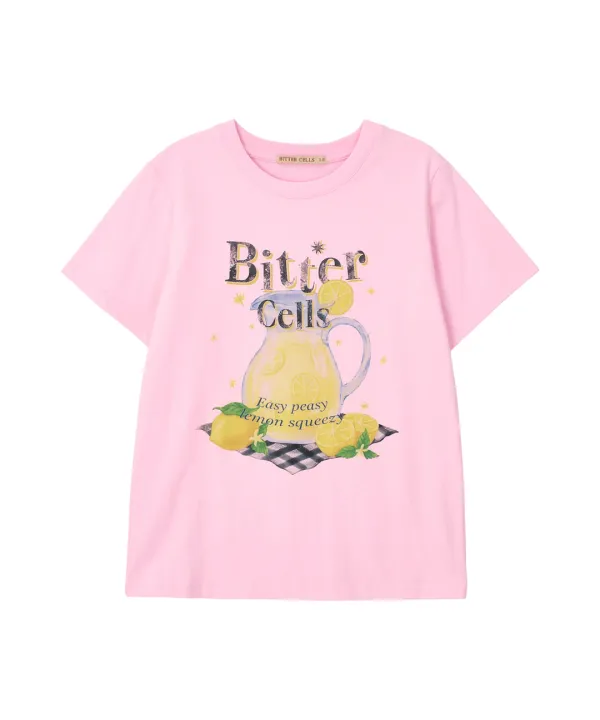 Lemonade Tee-Pink