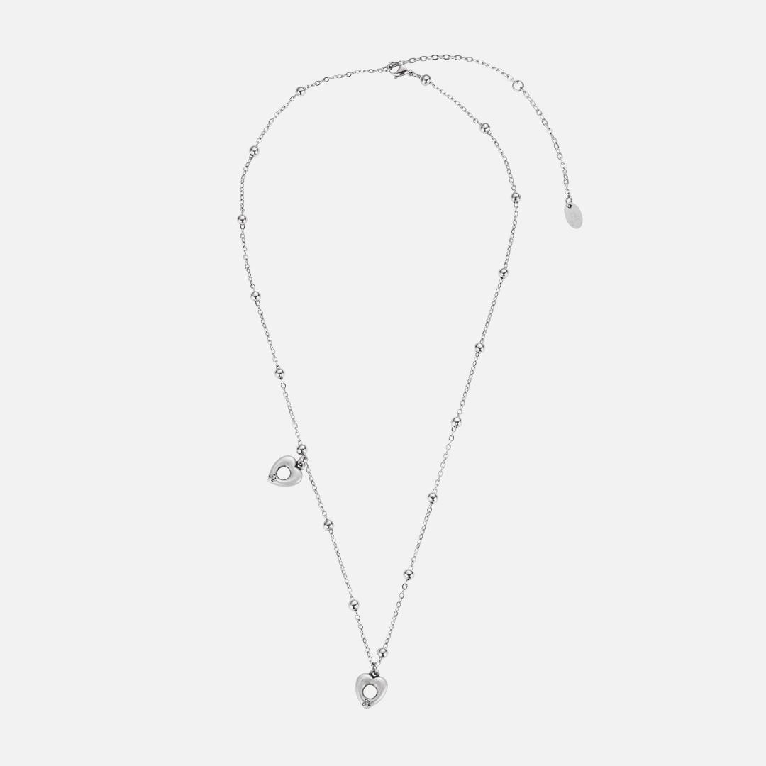 엔프프 deep love necklace-silver 상품 이미지 2